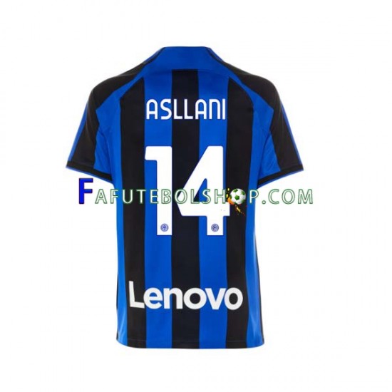 Camisa 1 Internazionale Kristjan Asllani 14 2022-2023 manga curta ,Masculino