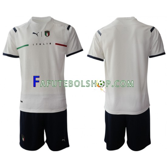 Camisa 2 Itália 2021-2022 manga curta ,infantil