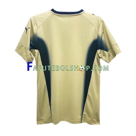 Camisa Goleiro 1 Itália Retrô 2006 manga curta ,Masculino