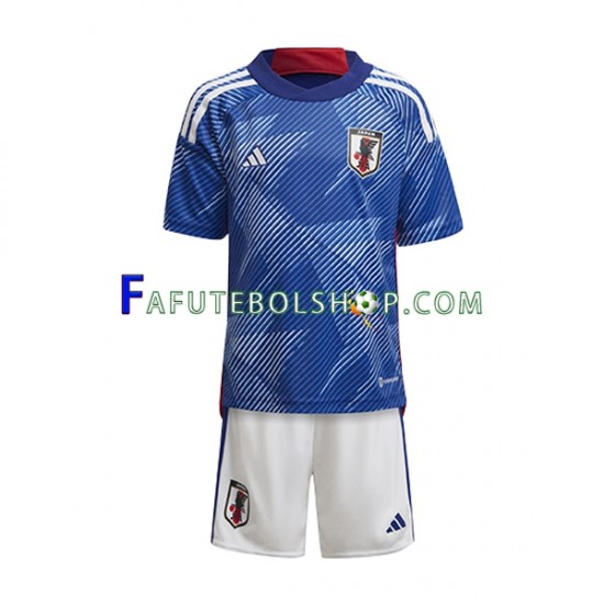 Camisa 1 Japão Copa Do Mundo 2022 manga curta ,infantil