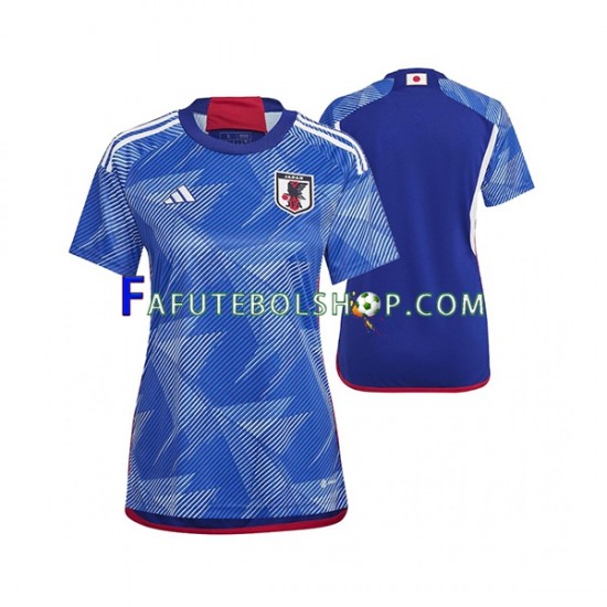 Camisa 1 Japão Copa Do Mundo 2022 manga curta ,Feminino