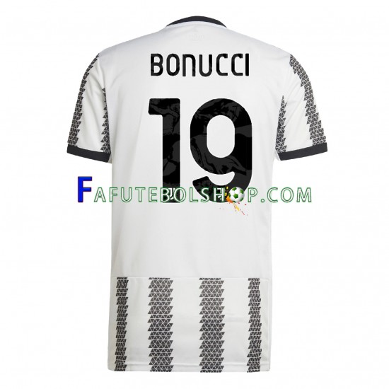 Camisa 1 Juventus Bonucci 19 2022-2023 manga curta ,Masculino