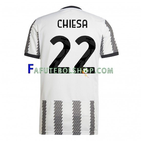 Camisa 1 Juventus Chiesa 22 2022-2023 manga curta ,Masculino