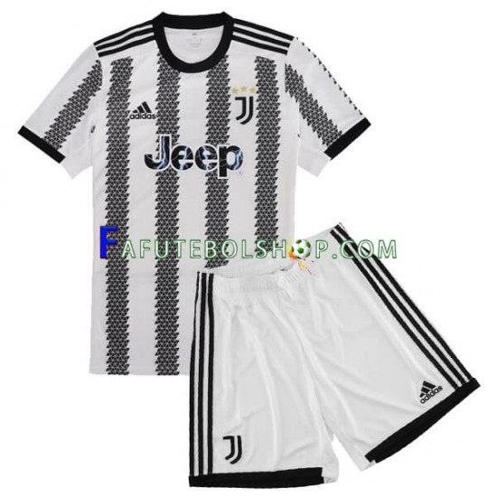 Camisa 1 Juventus 2022-2023 manga curta ,infantil