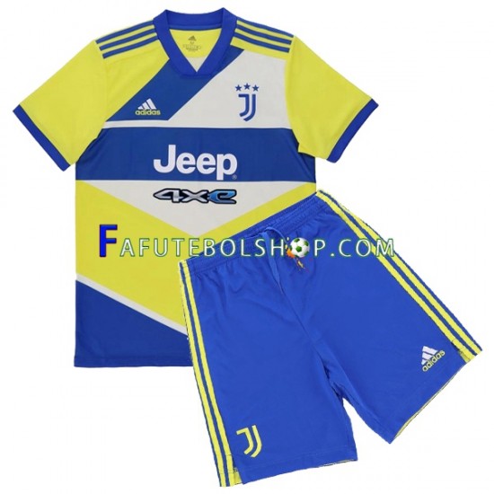 Camisa 3 Juventus 2021-2022 manga curta ,infantil