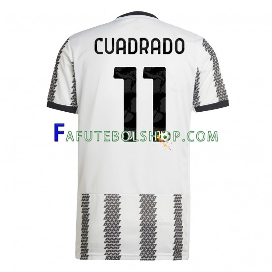 Camisa 1 Juventus Cuadrado 11 2022-2023 manga curta ,Masculino