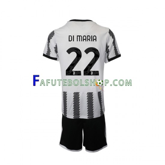 Camisa 1 Juventus Di Maria 22 2022-2023 manga curta ,infantil