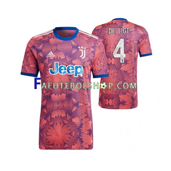 Camisa 3 Juventus Matthijs de Ligt 4 2022-2023 manga curta ,Masculino