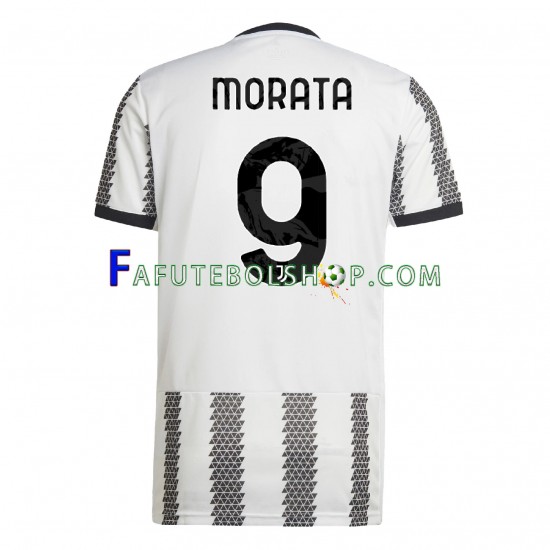 Camisa 1 Juventus Morata 9 2022-2023 manga curta ,Masculino