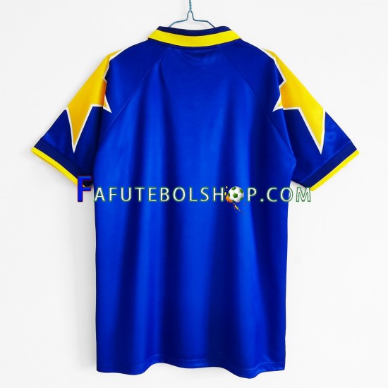 Camisa 2 Juventus Retrô 1995-1996 manga curta ,Masculino