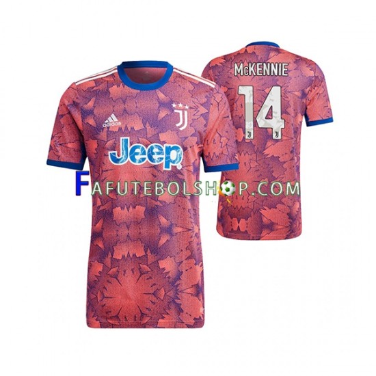 Camisa 3 Juventus Weston McKennie 14 2022-2023 manga curta ,Masculino