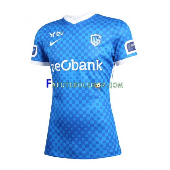 Camisa 1 KRC Genk 2021-2022 manga curta ,Masculino