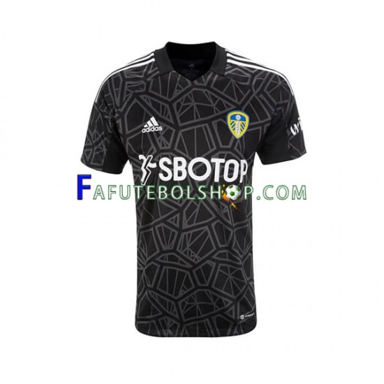 Camisa Goleiro 1 Leeds United 2022-2023 manga curta ,Masculino