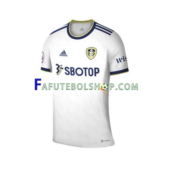 Camisa 1 Leeds United 2022-2023 manga curta ,Masculino