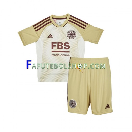 Camisa 3 Leicester City 2022-2023 manga curta ,infantil