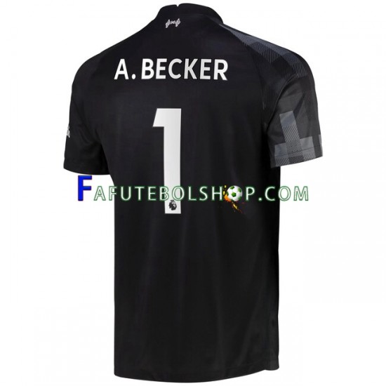 Camisa Goleiro 3 Liverpool A.Becker 1 2021-2022 manga curta ,Masculino