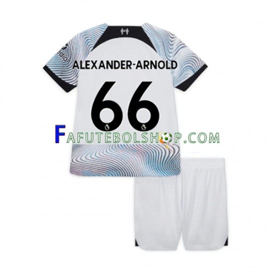 Camisa 2 Liverpool Alexander-Arnold 66 2022-2023 manga curta ,infantil