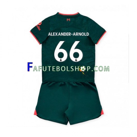 Camisa 3 Liverpool Alexander-Arnold 66 2022-2023 manga curta ,infantil