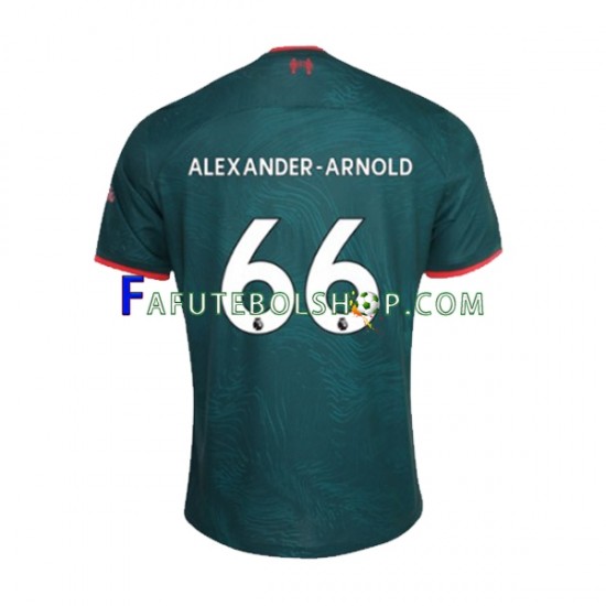 Camisa 3 Liverpool Alexander-Arnold 66 2022-2023 manga curta ,Masculino