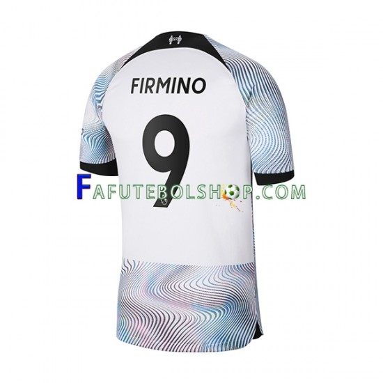 Camisa 2 Liverpool Firmino 9 2022-2023 manga curta ,Masculino