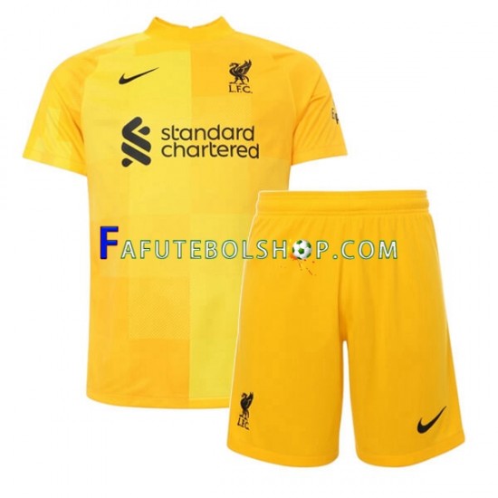 Camisa Goleiro 2 Liverpool 2021-2022 manga curta ,infantil