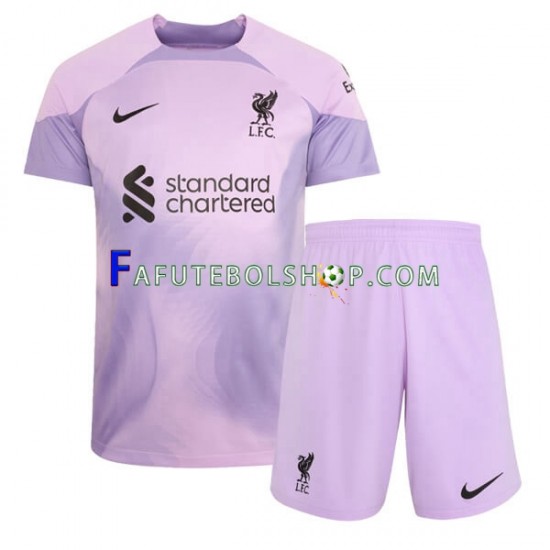 Camisa Goleiro 1 Liverpool 2022-2023 manga curta ,infantil