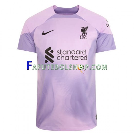 Camisa Goleiro 1 Liverpool 2022-2023 manga curta ,Masculino