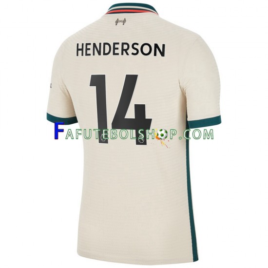 Camisa 2 Liverpool Henderson 14 2021-2022 manga curta ,Masculino