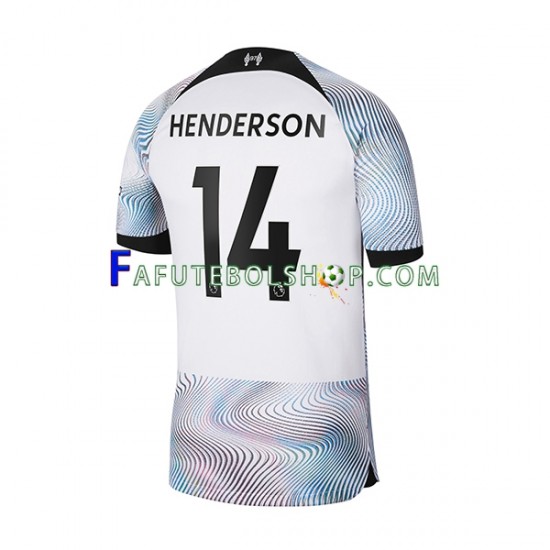 Camisa 2 Liverpool Henderson 14 2022-2023 manga curta ,Masculino