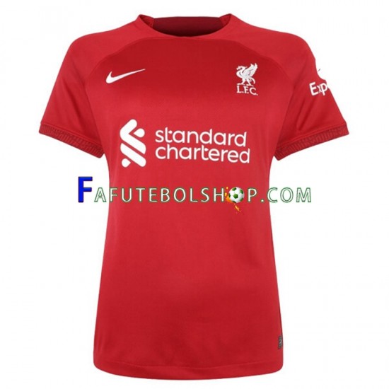 Camisa 1 Liverpool 2022-2023 manga curta ,Feminino