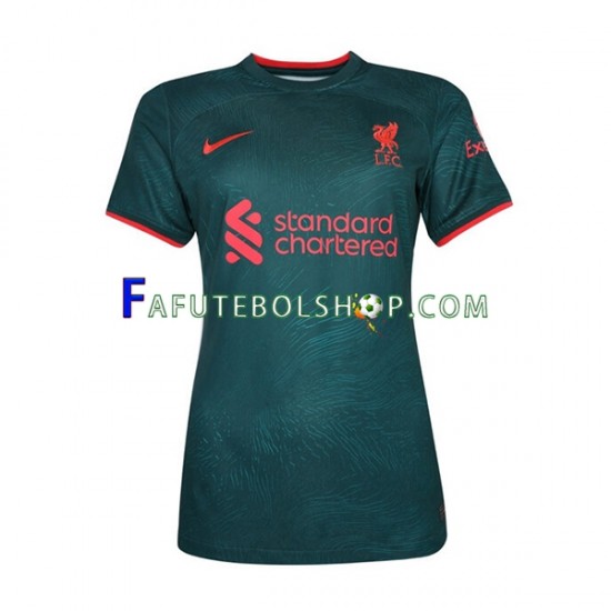 Camisa 3 Liverpool 2022-2023 manga curta ,Feminino