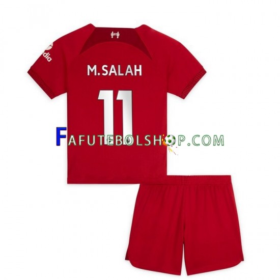 Camisa 1 Liverpool M.Salah 11 2022-2023 manga curta ,infantil