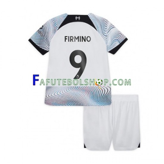 Camisa 2 Liverpool Roberto Firmino 9 2022-2023 manga curta ,infantil