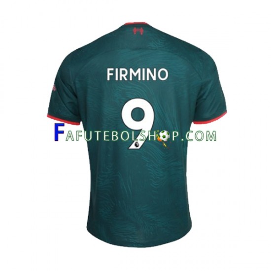 Camisa 3 Liverpool Roberto Firmino 9 2022-2023 manga curta ,Masculino