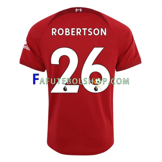 Camisa 1 Liverpool Robertson 26 2022-2023 manga curta ,Masculino