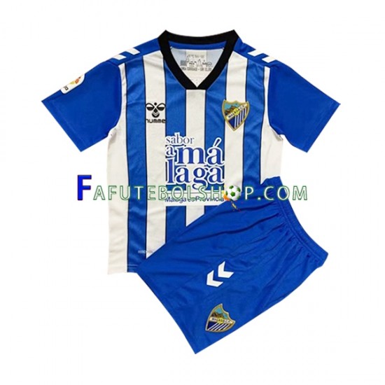 Camisa 1 Malaga CF 2022-2023 manga curta ,infantil