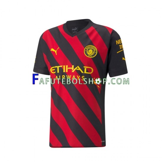 Camisa 2 Manchester City 2022-2023 manga curta ,Masculino