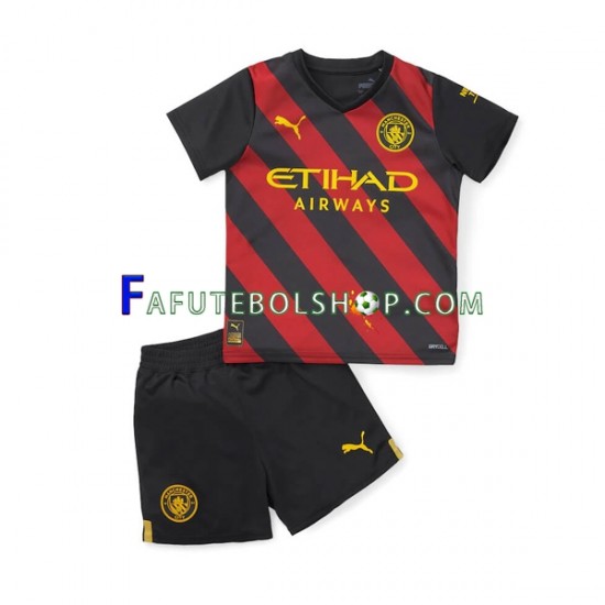 Camisa 2 Manchester City 2022-2023 manga curta ,infantil