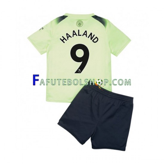 Camisa 3 Manchester City Haaland 9 2022-2023 manga curta ,infantil