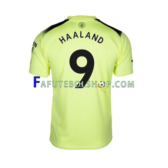 Camisa 3 Manchester City Haaland 9 2022-2023 manga curta ,Masculino