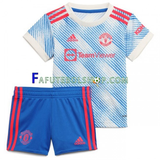 Camisa 2 Manchester United 2021-2022 manga curta ,infantil