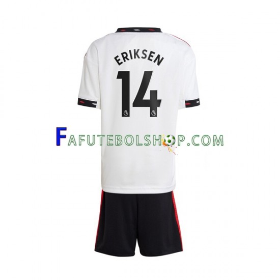 Camisa 2 Manchester United Christian Eriksen 14 2022-2023 manga curta ,infantil