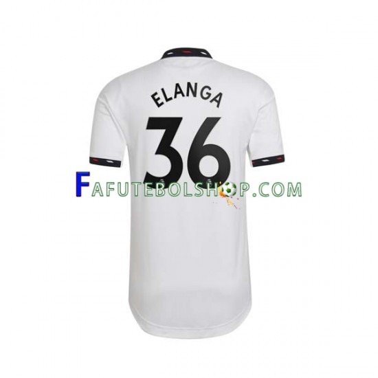 Camisa 2 Manchester United Elanga 36 2022-2023 manga curta ,Masculino