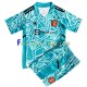 Camisa Goleiro 3 Manchester United 2022-2023 manga curta ,infantil