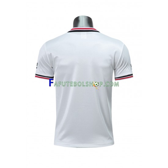 Camisa 2 Manchester United 1985 Retrô manga curta ,Masculino