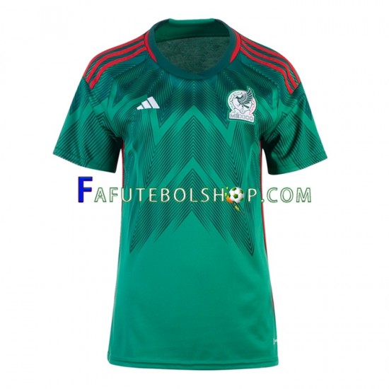 Camisa 1 México 2022-2023 manga curta ,Feminino