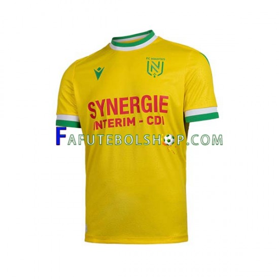 Camisa 1 Nantes 2022-2023 manga curta ,Masculino