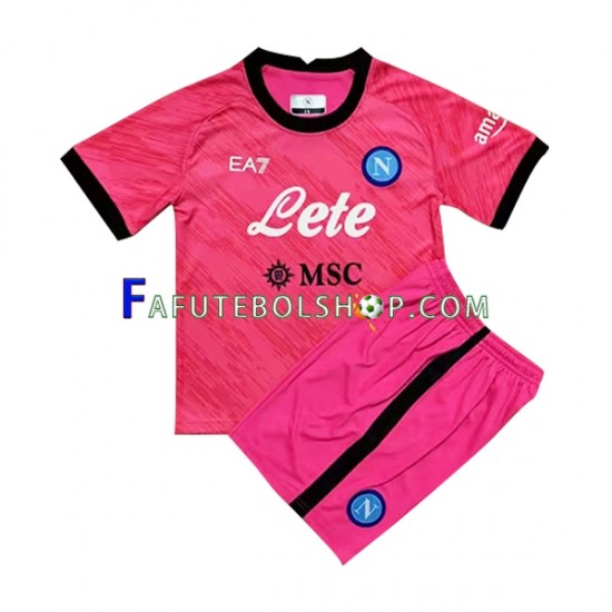 Camisa Goleiro 1 Napoli 2022-2023 manga curta ,infantil