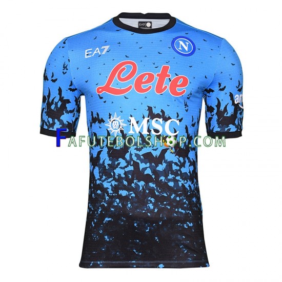 Camisa 1 Napoli Halloween 2022-2023 manga curta ,Masculino