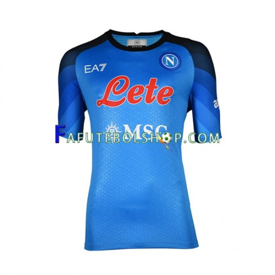 Camisa 1 Napoli 2022-2023 manga curta ,Masculino